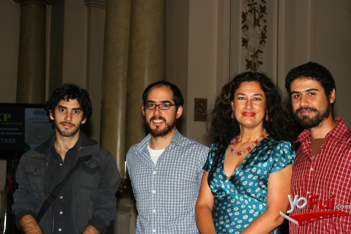 Pablo Menares, Cristóbal Menares, Myriam Olivares, Gabriel Feller (Músicos de la escena del Jazz)