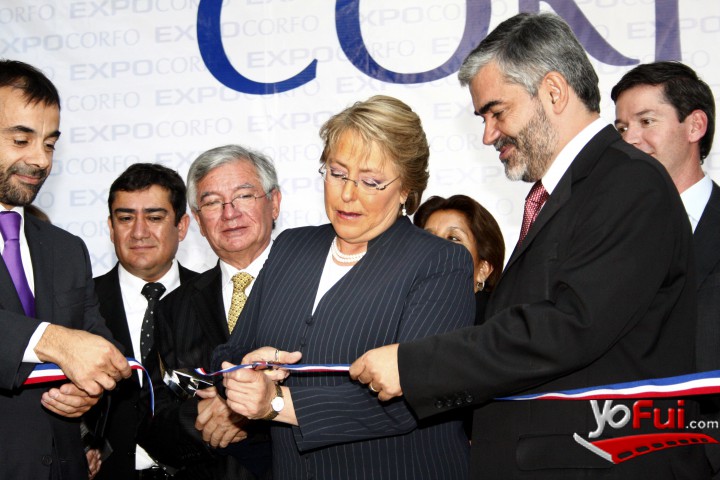 Presidenta de la República, Michelle Bachelet inaugura EXPOCORFO
