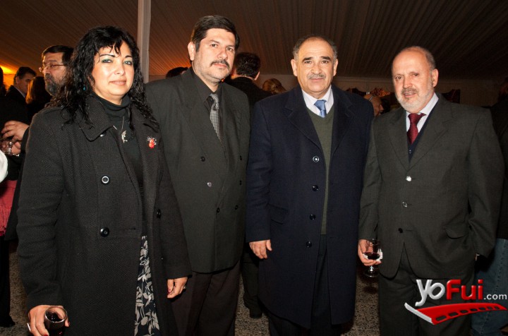 Lorena de Kijner, Luis Kijner, Renato Hauri, Alcalde de Lautaro, Francisco Borja Cevallos, Embajador de Ecuador