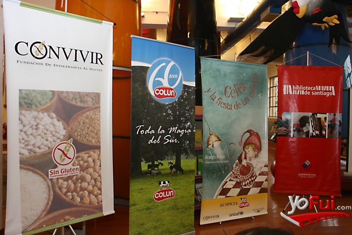 Fotografía en Donación del primer libro chileno para niños celiacos, Biblioteca de Santiago