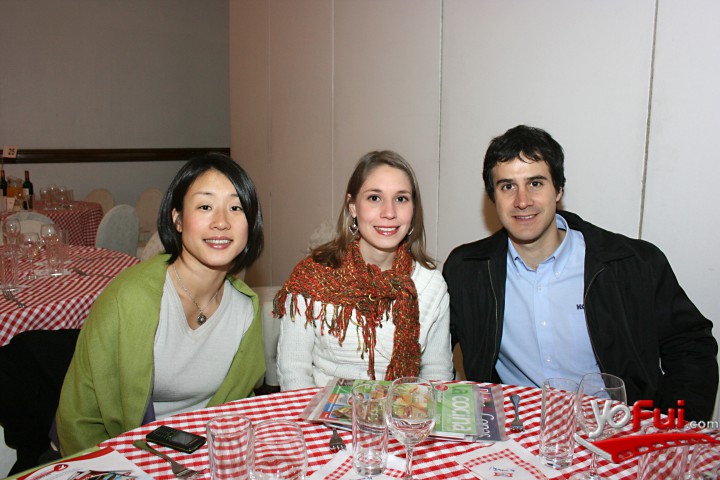 Yuko Tanaka, Ana Luisa Arango, Gustavo Vargas