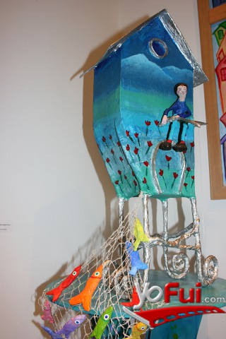 Exposición de Artistas de Teletón Santiago y Antofagasta "VENTANAS DE COLOR" en Galeria la Sala