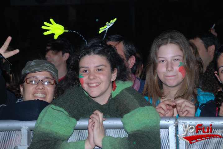 Fans esperando el Concierto