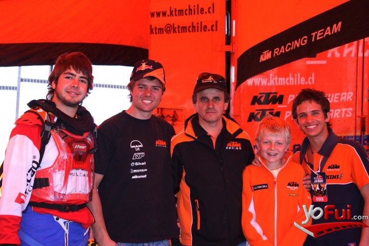 Patricio Sepúlveda, Ignacio Sepúlveda, Roland Spaarwater, Maximiliano Spaarwater, Andrés Gutierrez