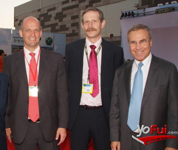 Martín Girelli, Pablo Rainikoff, Therry Hesse, Presidente del Salón de París