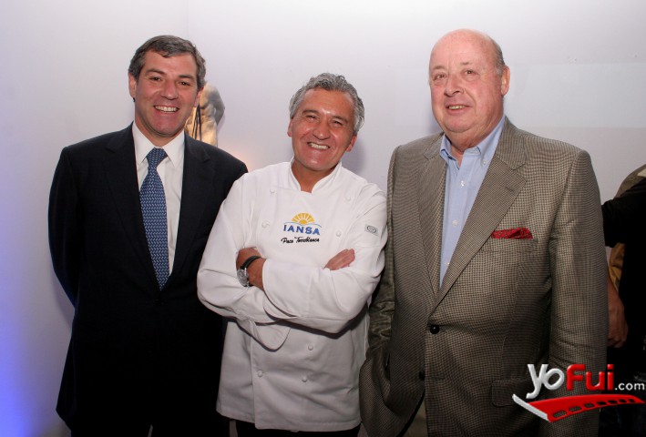 José Luis Irarrázaval, Gerente General Iansa, Paco Torreblanca, Joaquín Noguera, Presidente Iansa