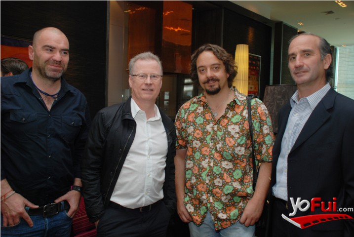 Patricio Tapia, John Duval, Enólogo asesor de Ventisquero, Eduardo Bretahuer, Martin Silva, Gerente General de Ventisquero
