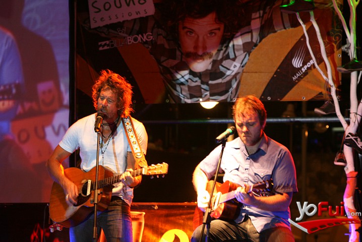 Fotografía en Donavon Frankenreiter en el Sanuk Sound Sessions, Mall Sport