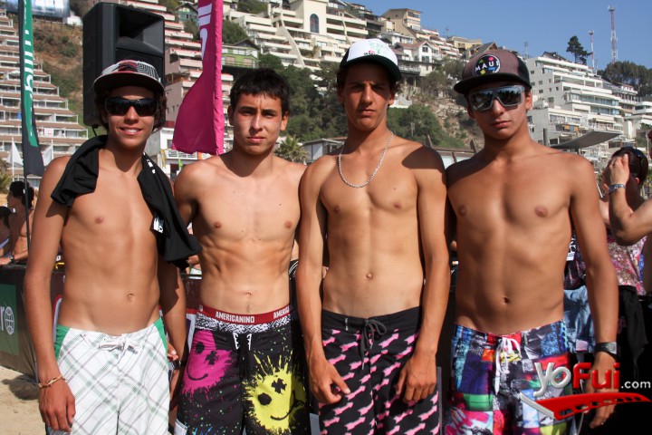Nicolás Vargas, Christopher Herold, Felipe Sepúlveda, Joaquín Salinas