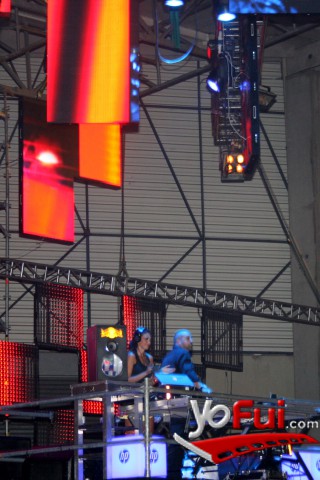 Fotografía en Final FES Model y Bob Sinclair, Espacio Riesco