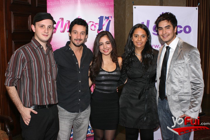 Mauricio Aliaga, Javier Castillo, Vanessa Aguilera, Macarena Moyano, Felipe Morales