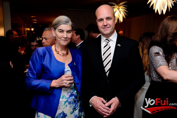 Eva Zetteberg, Embajadora de Suecia, Fredrik Reinfeldt, Primer Ministro de Suecia