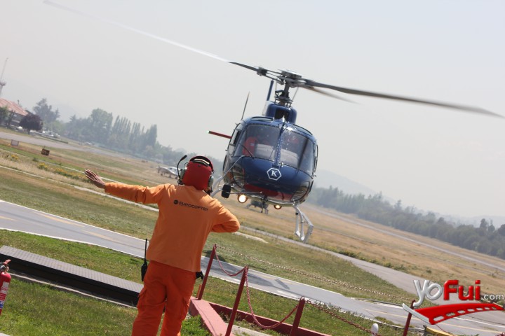 Fotografía en Lanzamiento de  helicóptero único en América, Aeródromo de Tobalaba