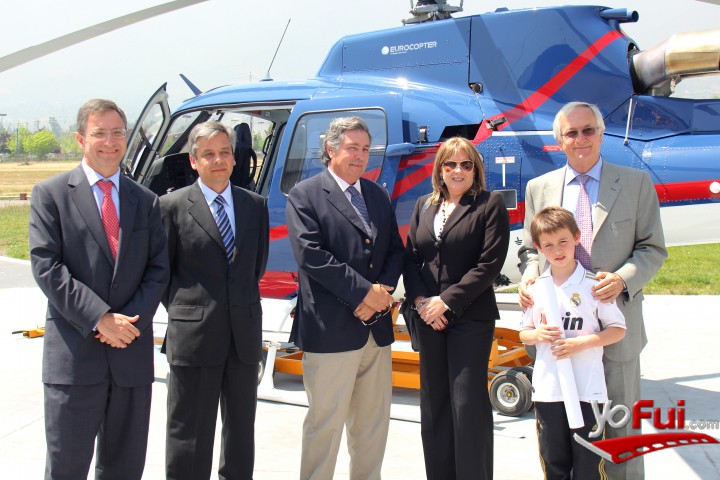 Fotografía en Lanzamiento de  helicóptero único en América, Aeródromo de Tobalaba