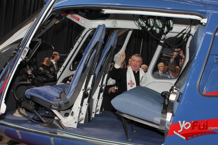 Fotografía en Lanzamiento de  helicóptero único en América, Aeródromo de Tobalaba