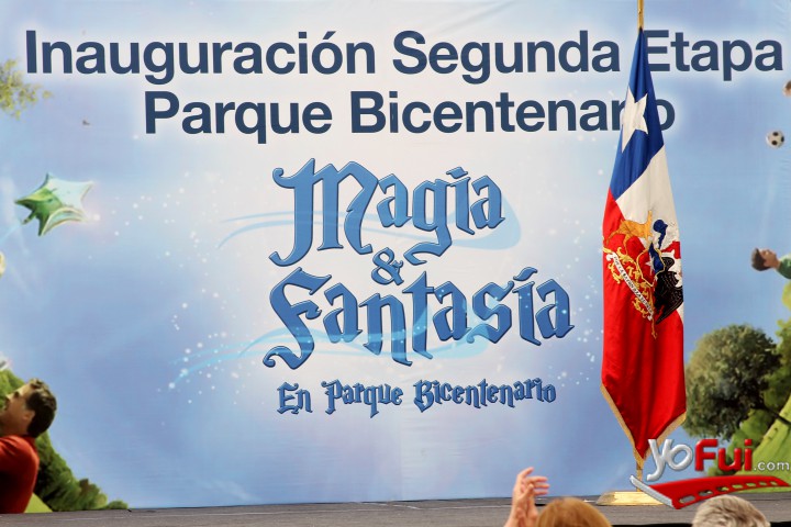 Fotografía en Inauguración Segunda Etapa Parque Bicentenariio, Parque Bicentenario