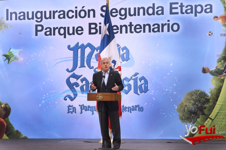 Fotografía en Inauguración Segunda Etapa Parque Bicentenariio, Parque Bicentenario