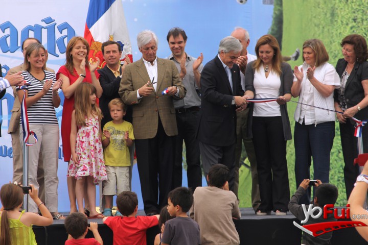 Fotografía en Inauguración Segunda Etapa Parque Bicentenariio, Parque Bicentenario
