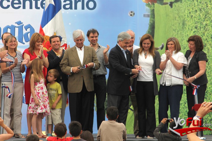 Fotografía en Inauguración Segunda Etapa Parque Bicentenariio, Parque Bicentenario
