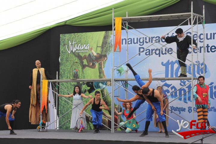 Fotografía en Inauguración Segunda Etapa Parque Bicentenariio, Parque Bicentenario