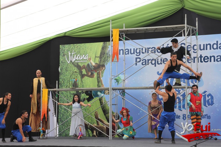 Fotografía en Inauguración Segunda Etapa Parque Bicentenariio, Parque Bicentenario