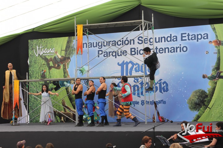 Fotografía en Inauguración Segunda Etapa Parque Bicentenariio, Parque Bicentenario