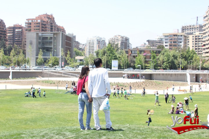 Fotografía en Inauguración Segunda Etapa Parque Bicentenariio, Parque Bicentenario