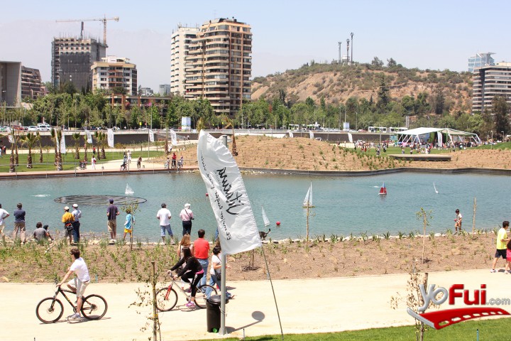 Fotografía en Inauguración Segunda Etapa Parque Bicentenariio, Parque Bicentenario