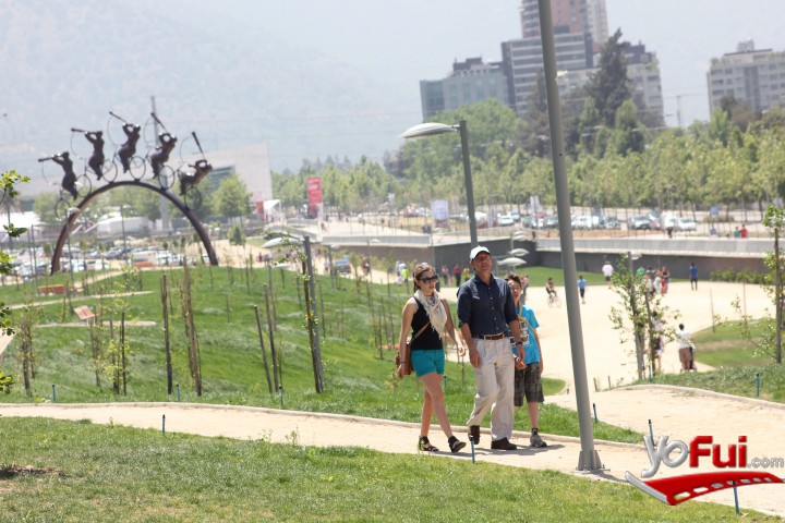 Fotografía en Inauguración Segunda Etapa Parque Bicentenariio, Parque Bicentenario