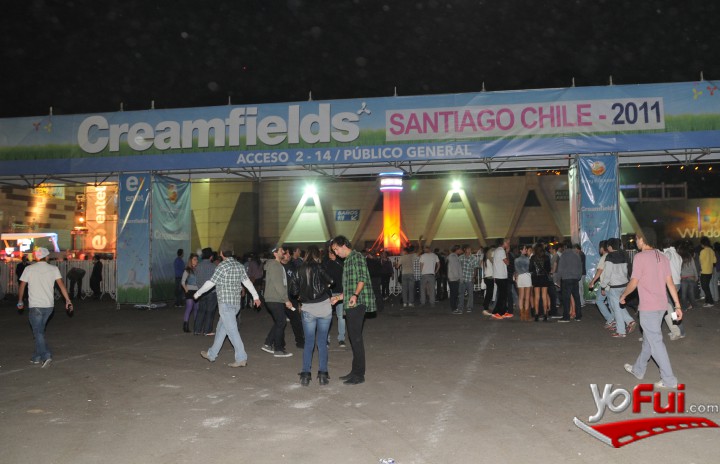 Fotografía en Creamfields 2011, Terrazas de Espacio Riesco