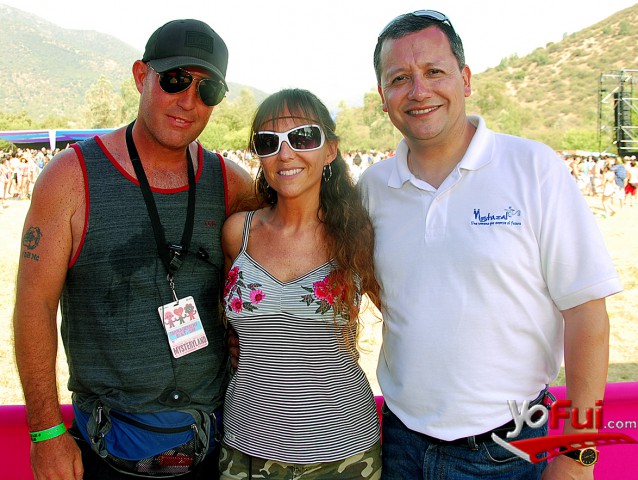 Paul Morrison, Paula Romero, Sergio Medel Acosta, alcalde de Mostazal
