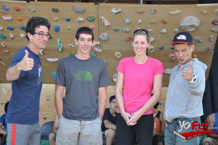 Cedar Wright, Alex Honnold, Alex Johnson, Yuji Hirayama (los mejores del mundo en Chile)