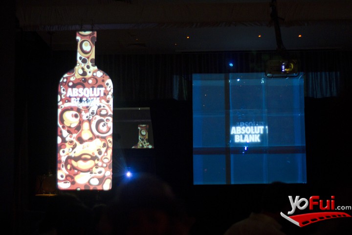 Fotografía en Fiesta de Absolut Blank, Whisky Blue, Hotel W