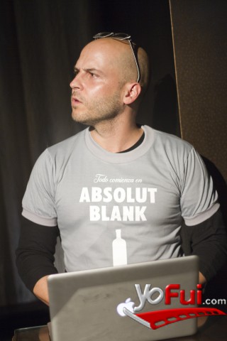 Fotografía en Fiesta de Absolut Blank, Whisky Blue, Hotel W