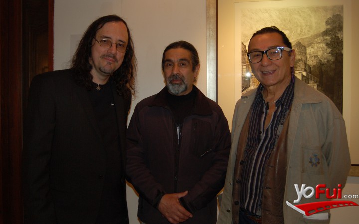 Jorge Martínez García, expositor, Carlos Fierro, Sergio Zurita