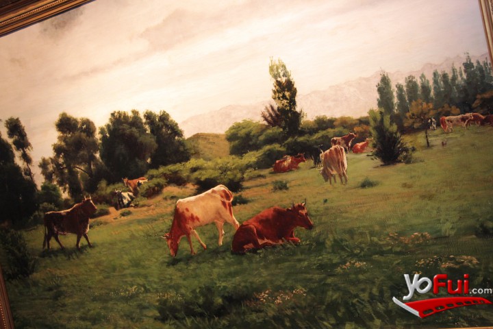 Fotografía en Inauguración exposicion "Pedro Lira, pintura eterna", Corporación Cultural de Las Condes