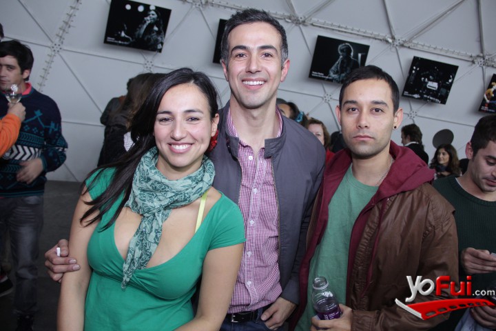 Alejandra Vega, César Caillet, Leo Garrido