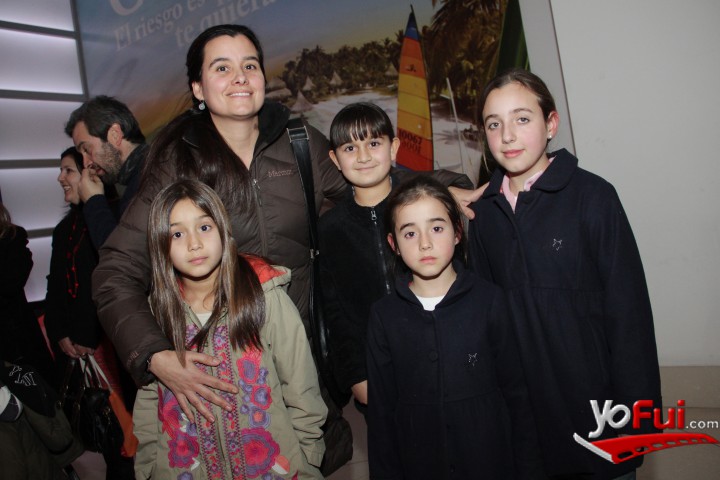 María Eugenia Montiel, Sara Barrera, Dominga Montiel, Victoria y Sofía Fleeger