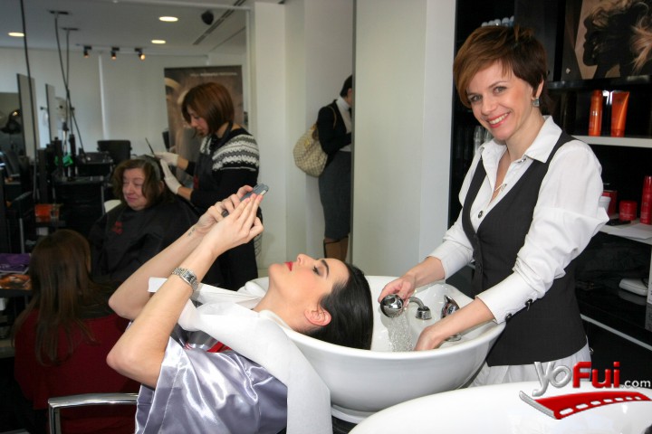 Renata Ruiz, Embajadora Wella Professionals, Helena Sliachticas, Gerente Educación Wella Profess