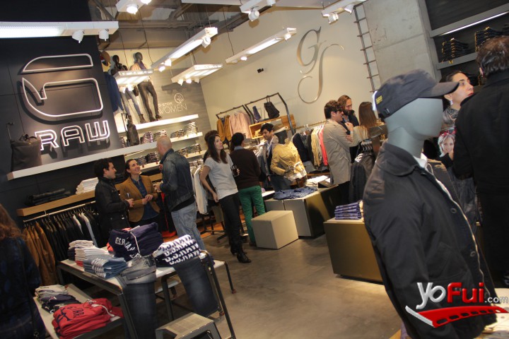 Fotografía en Lanzamiento G-Star Raw, Tienda G-Star Raw