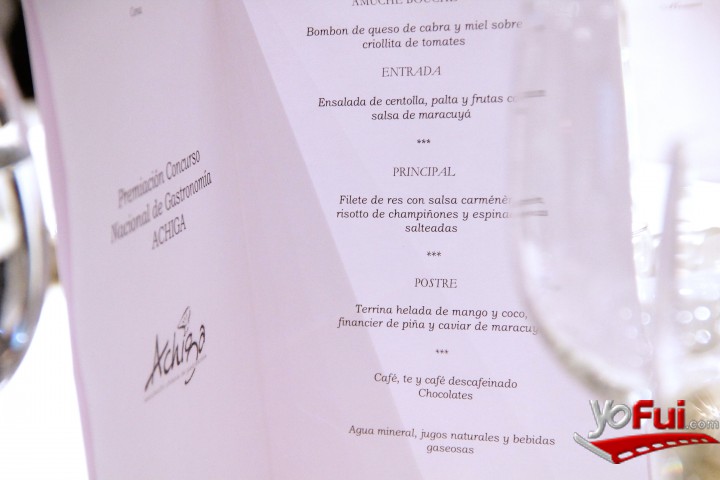 Fotografía en Cena de Premiación del XXVI Concurso Nacional de Gastronomía., Salon Grand, del Grand Hyatt Santiago
