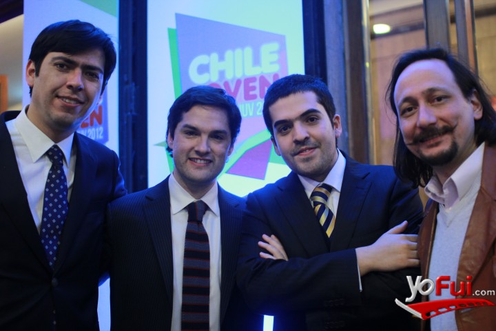 Jorge Navarro, Luis Felipe San Martín, Director Nacional del INJUV, Jorge Navarro, Marcel Aubry
