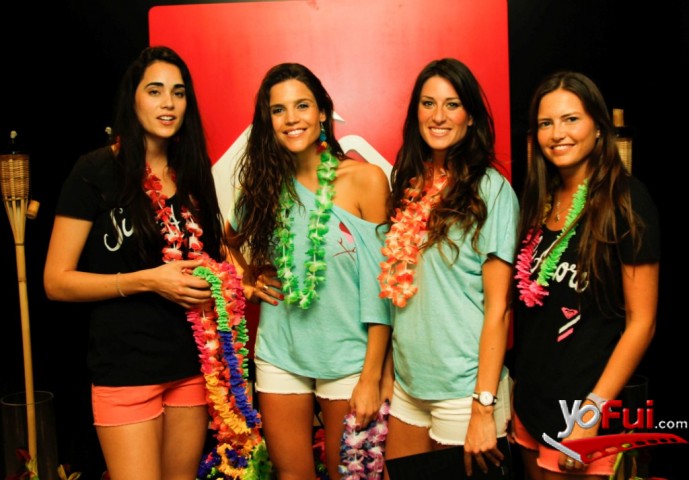 Anfitrionas evento Quiksilver