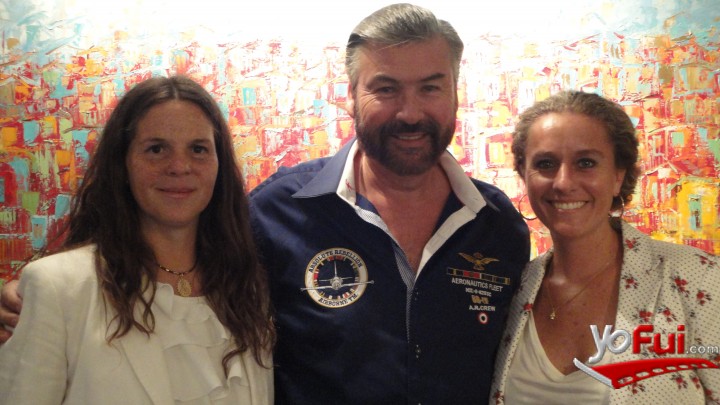 Soledad Reyes, Néstor Soto, Director de Artlabbé, María José Fuentes, Directora de Artlabbé