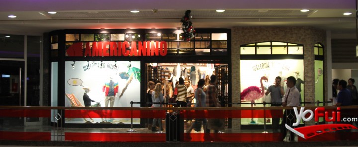 Fotografía en Inauguración Americanino en Mall Alto Las Condes, Tienda Americanino