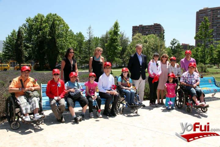 Fotografía en Inauguración Bancas pintadas en el Parque Juan Pablo II, Parque Juan Pablo II