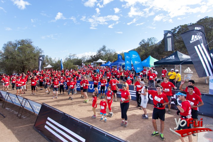 Fotografía en Primera Competencia de Senderismo en Chile, Parque Mahuida