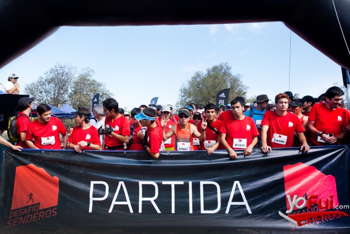 Fotografía en Primera Competencia de Senderismo en Chile, Parque Mahuida