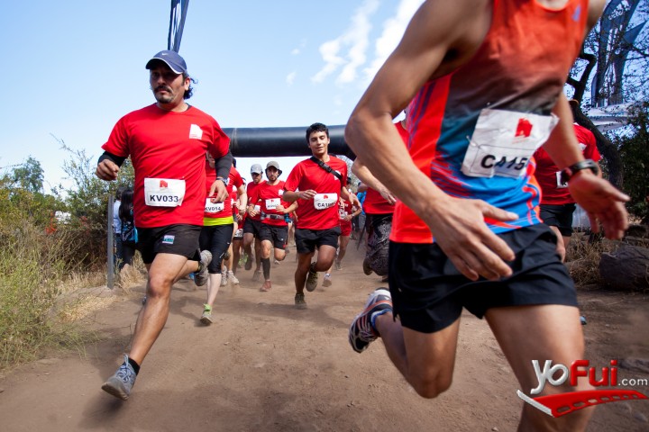 Fotografía en Primera Competencia de Senderismo en Chile, Parque Mahuida