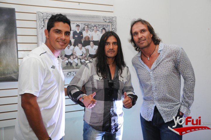 Gabriel Mendoza en Lanzamiento Camiseta Colo Colo 2013